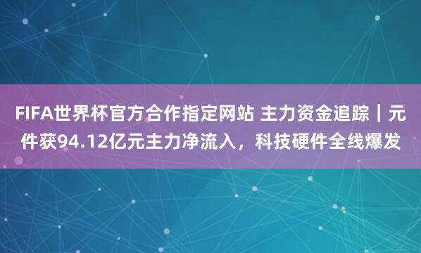 FIFA世界杯官方合作指定网站 主力资金追踪｜元件获94.12亿元主力净流入，科技硬件全线爆发